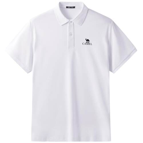 骆驼男装短袖polo衫男夏季新款吸湿速干透气运动休闲翻领t恤上衣
