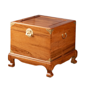 香樟木箱子全樟木樟木箱茶几箱实木储物箱字画衣物收纳箱带底座