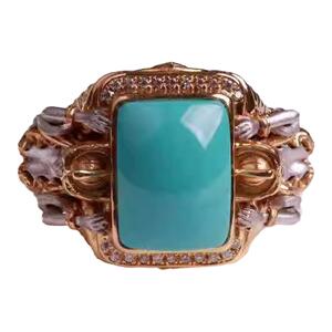 镶嵌戒指楚蓝豪华大气