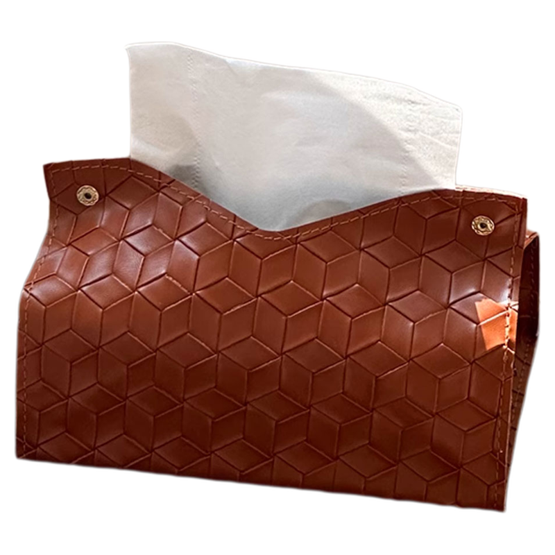 新款高级感几何纹理纸巾盒客厅茶几纸巾套简约轻奢厕所抽纸盒收纳