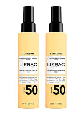 欧洲直邮Lierac丽蕾克 多效身体防护乳150mlx2 SPF50正品