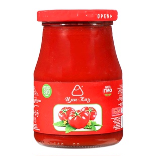 新康番茄酱370g玻璃瓶无添加剂宝宝西红柿意面酱番茄沙司新疆特产