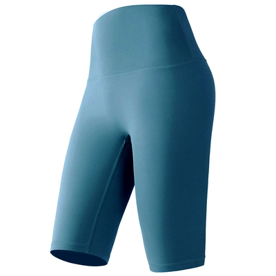 高腰提臀裸感瑜伽裤五分紧身短裤