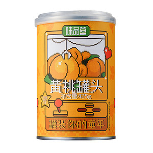 味品堂黄桃罐头425g即食罐装