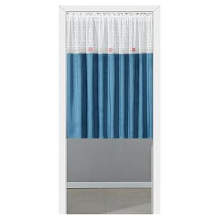 门帘隔断帘小窗帘家用卧室卫生间厕所遮挡帘拼接半帘隐私帘免打孔