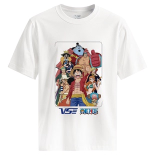 VS威臣x航海王联名款羽毛球服短袖T恤上衣速干男女休闲训练运动服