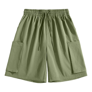 班尼路户外山系运动五分裤男夏季防晒速干短裤男款凉感沙滩裤潮A