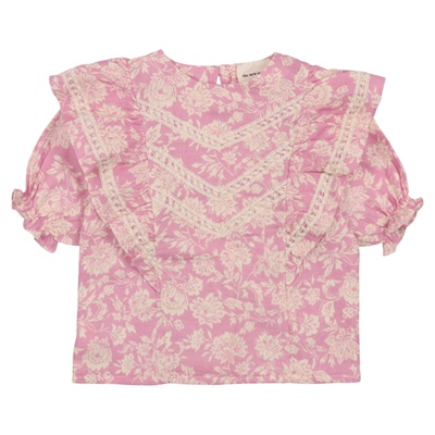 3件38折 the new society SS24春夏女宝花边领上衣短裤半裙