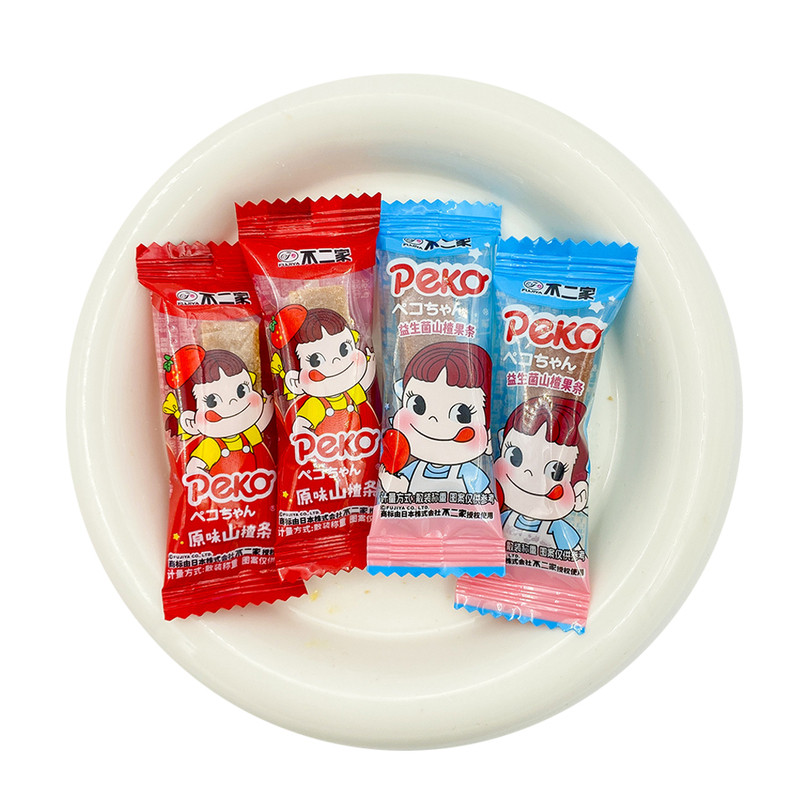 不二家山楂条健康小零食糖喜糖