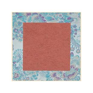 义记宣【库存清仓10张装】宋锦硬卡正方形8.5cm10cm15cm空白宣卡书法国画胖马楮笺谷子卡纸熟宣装裱宣纸摆台