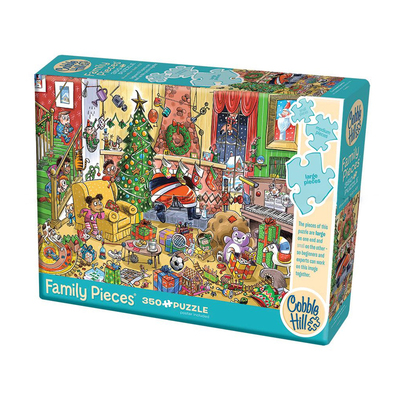 cobblehill益智拼图抓住圣诞老人