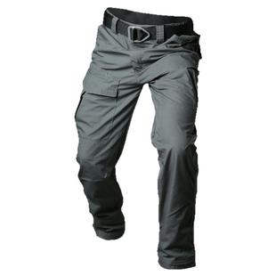 昂垦战术裤男士春秋弹力直筒裤户外军迷作训裤多口袋作战裤工装裤