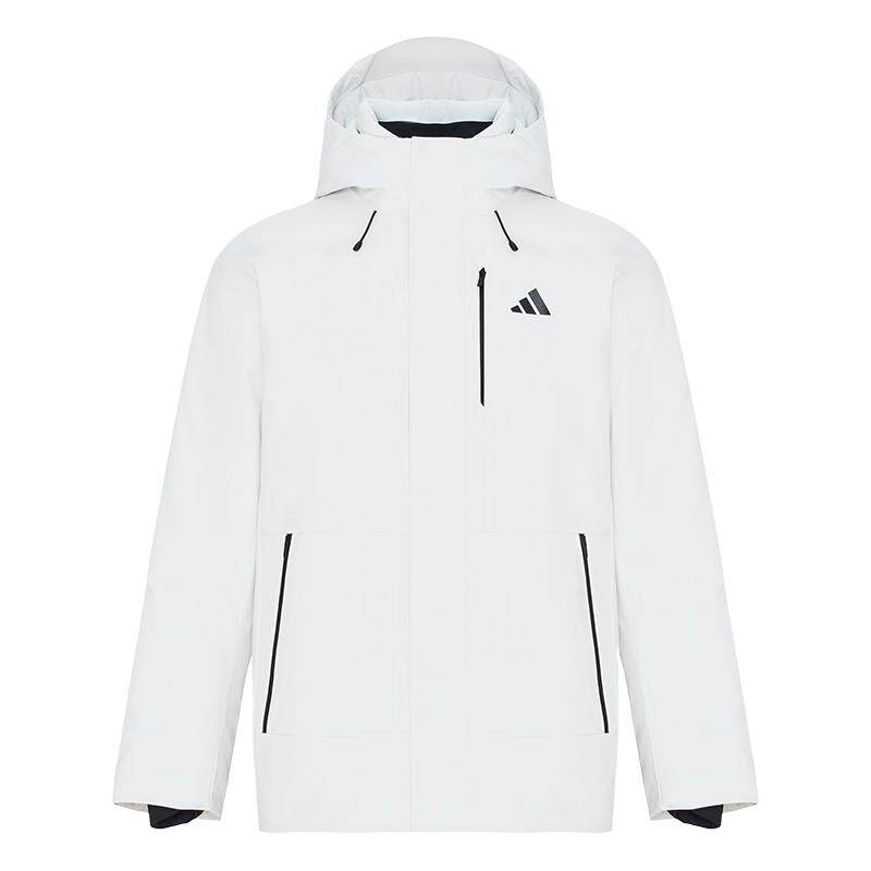 拒水休闲商务风户外鸭绒派克羽绒服男秋冬adidas阿迪达斯山川里