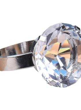 表白神器创意水晶大钻戒道具