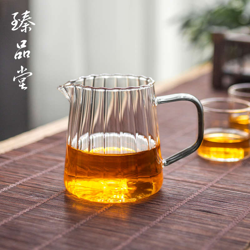 耐热玻璃公道杯家用加厚茶水分茶器功夫茶具大号茶海倒茶过滤公杯