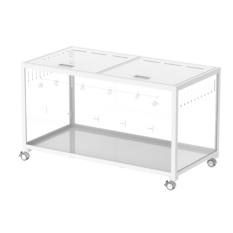 布卡星仓鼠笼子3.0魔方金属笼超大豪华别墅防啃咬透明金丝熊专用