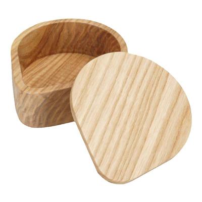 圆形咖啡过滤纸收纳盒胡桃木乐压摩卡壶意式手柄粉碗滤纸架515358