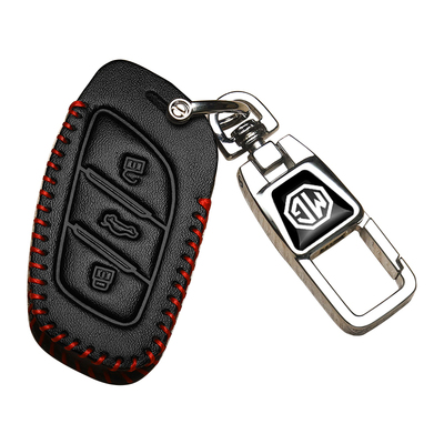 名爵6钥匙套MG5真皮ZS名爵HS锐腾