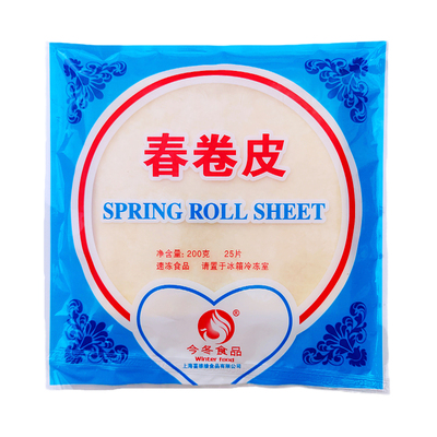 春卷皮透明薄饼上海春饼南翔面皮