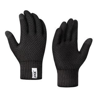 特步保暖手套冬季男士御寒女可触屏户外跑步防寒骑行外卖防风开车