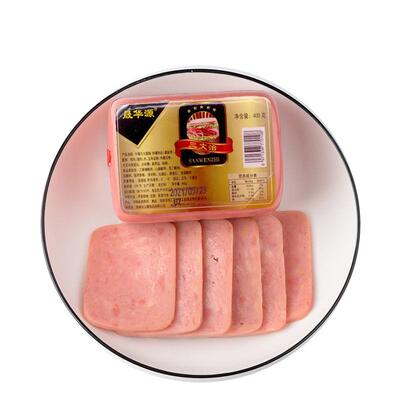 午餐肉火腿肠2400g手抓饼早餐