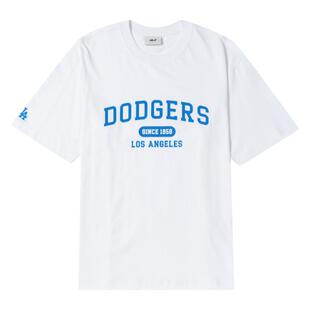 【自营】MLB白色短袖男女同款新款运动时尚休闲宽松T恤3ATSV0243