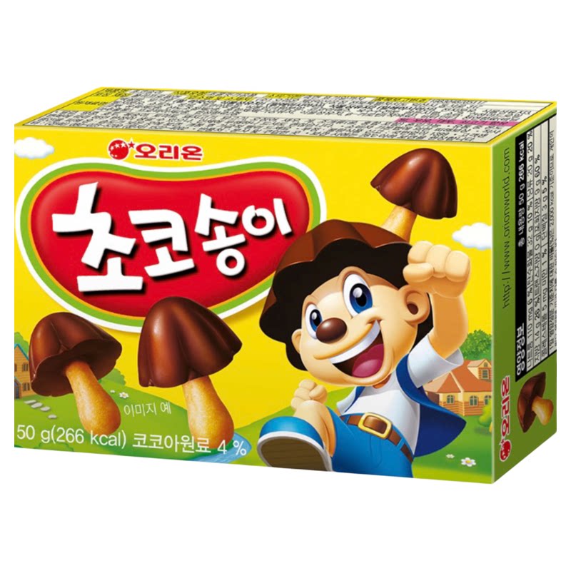 韩国直邮好丽友蘑菇力巧克力