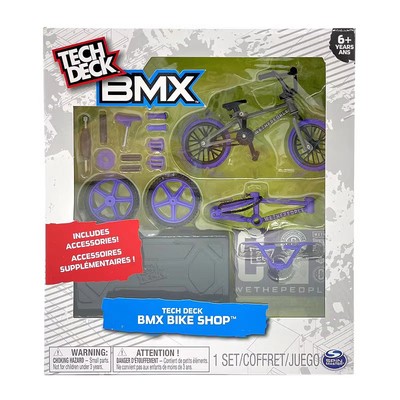 TECH DECK BMX Finger Bike车轮联动合金自行车模型迷你手指单车