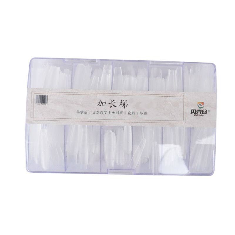 梯形美甲甲片加长超薄免刻磨无痕