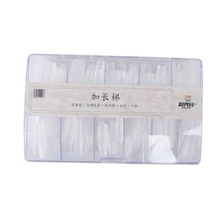 细狗4.0梯形甲片美甲超薄免刻磨无痕半贴全贴磨砂甲片美甲贴片