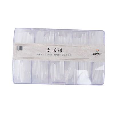 梯形美甲甲片加长超薄免刻磨无痕