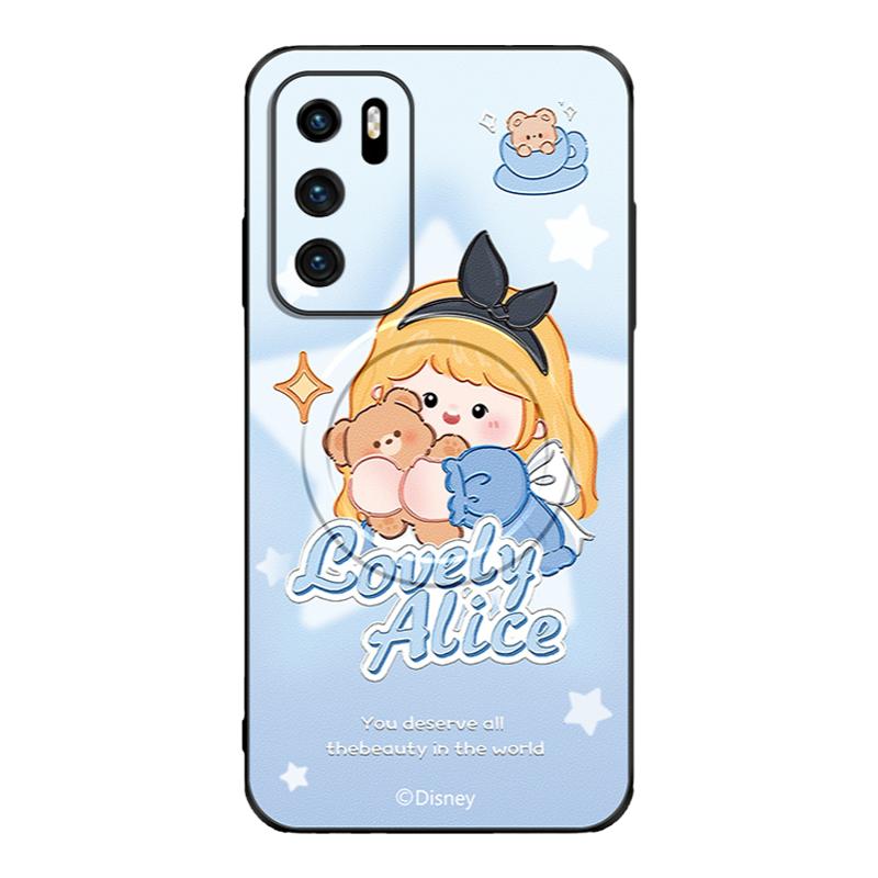 童话白雪公主适用华为p50pro手机壳新款p40磁吸保护套p30pro高级感por小羊皮magsafe卡通p40pro+防摔可爱薄