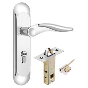 单舌门锁家用卧室房门锁全套房间室内木门老式锁具单舌卫生间通用