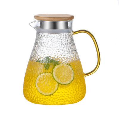 高硼硅玻璃锤纹水壶套装2025新款