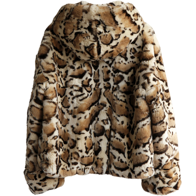 2025新款秋冬季高端连帽皮草外套