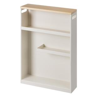 【自营】霜山铁艺夹缝置物架浴室收纳架厨房卫生间窄缝架子收纳柜