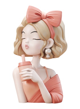 原创治愈系女孩摆件送礼好物