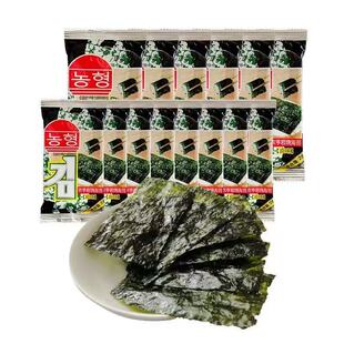 农亨岩烧海苔原味即食风味休闲小零食烤紫菜海苔脆片批发优选袋装