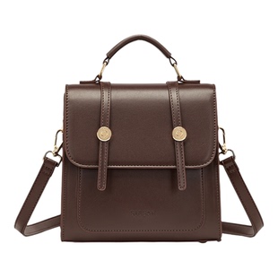 星期六双肩包女款复古大容量单肩斜挎公文包旅行通勤背包小巧轻便