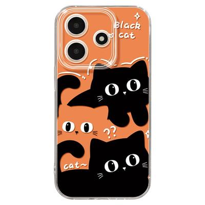 适用红米note15pro手机壳女款note14保护套小米高级note11pro硅胶防摔13por+全包redmi叠叠12turbo软好看猫咪