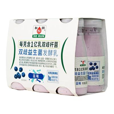 和润蓝莓果粒酸奶6种益生菌