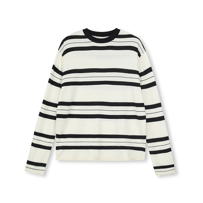 PREPREWORKS立体条纹针织衫