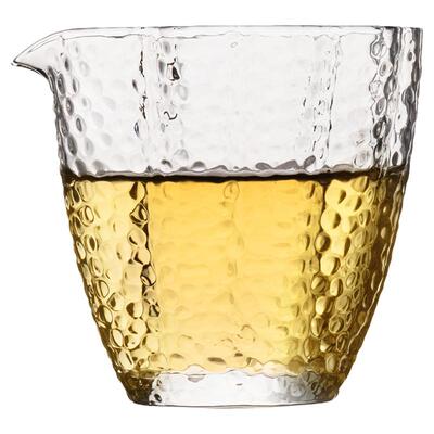 美斯尼锤纹玻璃公道杯加厚耐高温分茶器茶滤网一体茶海功夫茶具