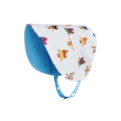 ins新品双面戴婴儿春秋外出遮阳帽子小月龄宝宝夏天防晒薄款大檐