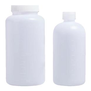 PE塑料试剂瓶化学样品瓶化工药水分装瓶大口小口加厚带刻度内盖