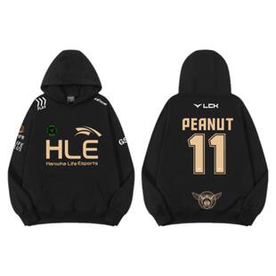 HLE战队服Viper同款S14总决赛2024战队LCK出征服连帽卫衣冬季衣服