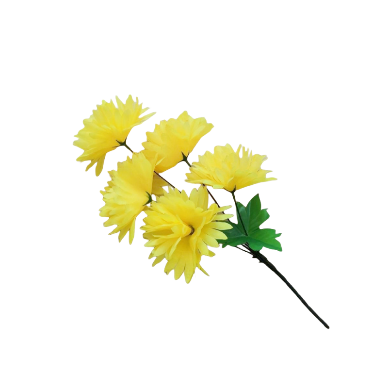 菊花塑料花假花绢花花束装饰摆件清明太阳花母亲花父亲花