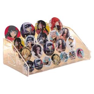 亚克力多功能展示架吧唧手办透明阶梯直播陈列架香水口红置物架子