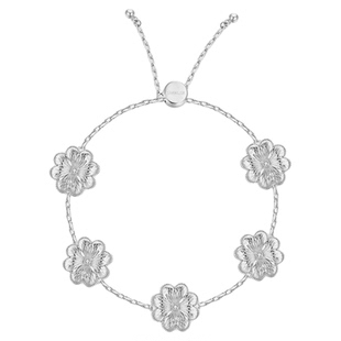 CINNLER “梦境浮菊”轻奢拉丝工艺抽拉设计小众简约气质手链女