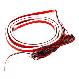 汽车机盖贯穿式日行灯改装饰通用动态扫描导光条led中网氛围灯带